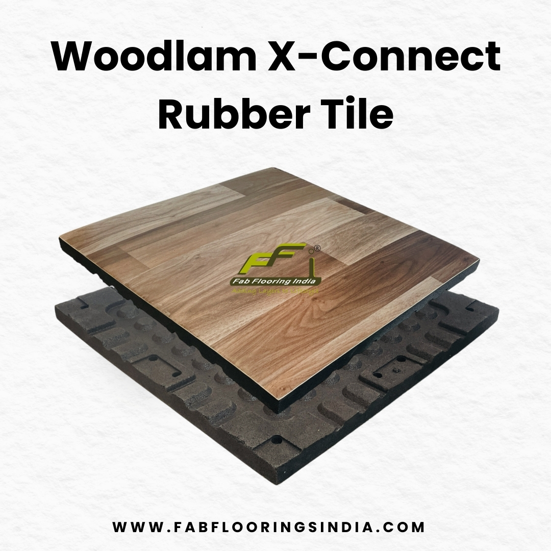 Woodlam X-Connect rubber tiles
